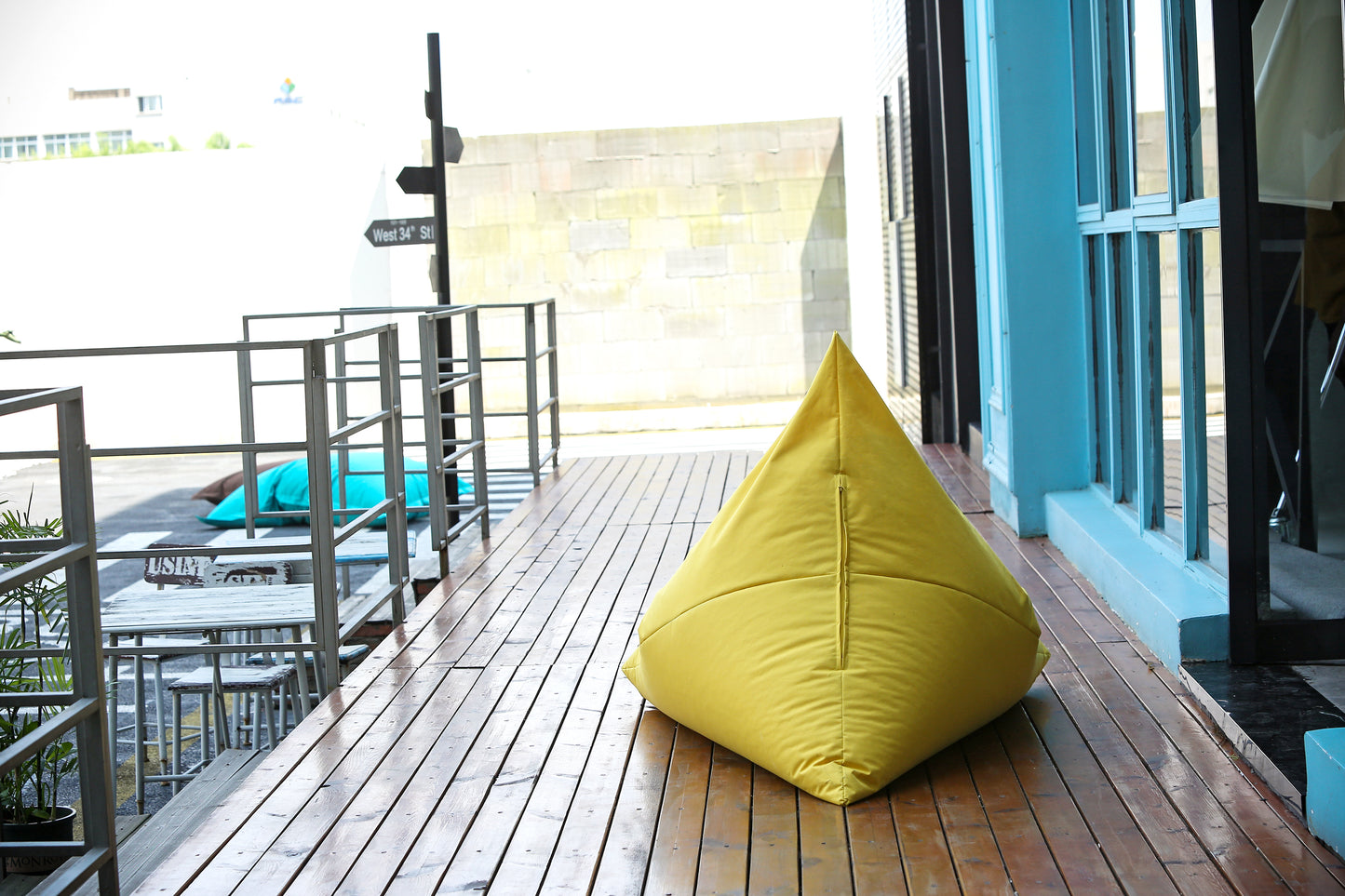 Napoli Beach Triangle Bean Bag